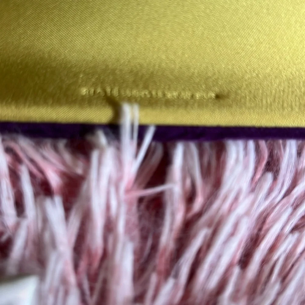 Gucci eggplant scalloped